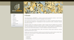 Desktop Screenshot of geologika.pl